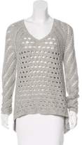 Thumbnail for your product : Helmut Lang Open Knit V-Neck Sweater
