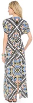 Thumbnail for your product : Twelfth St. By Cynthia Vincent Tie Waisted Printed Maxi Dress