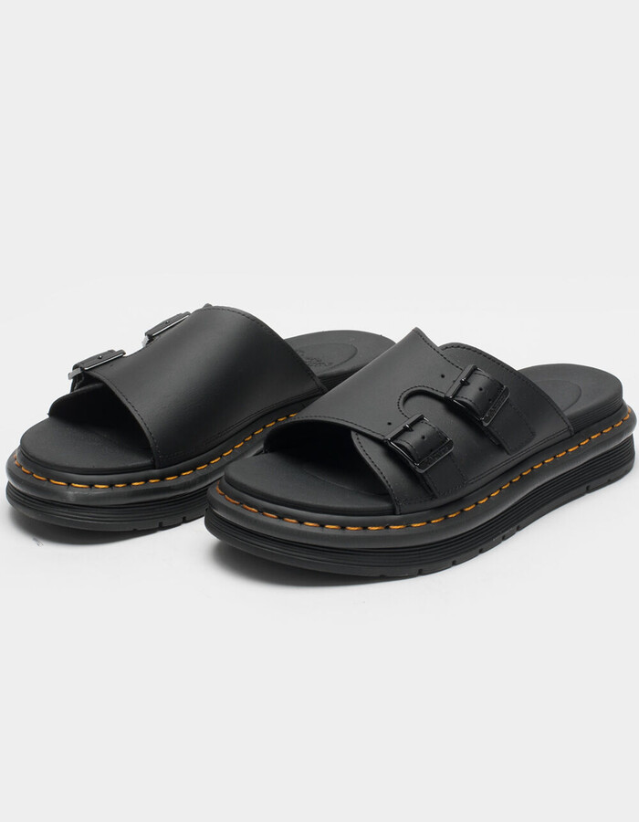 Dr. Martens Dax Hydro Leather Mens Slide Sandals ShopStyle