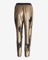 Thumbnail for your product : Robert Rodriguez Distressed Sequin Track Pant