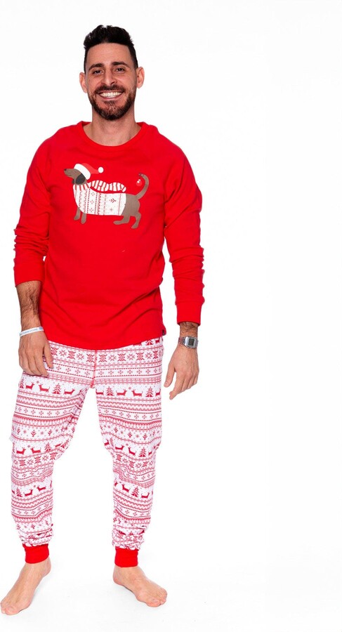 Deux Par Deux Adult Men Organic Cotton Two-Piece Pajama Set