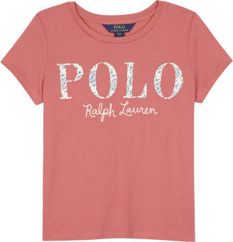 Ralph Lauren Paisley logo cotton T-shirt 7-14 years