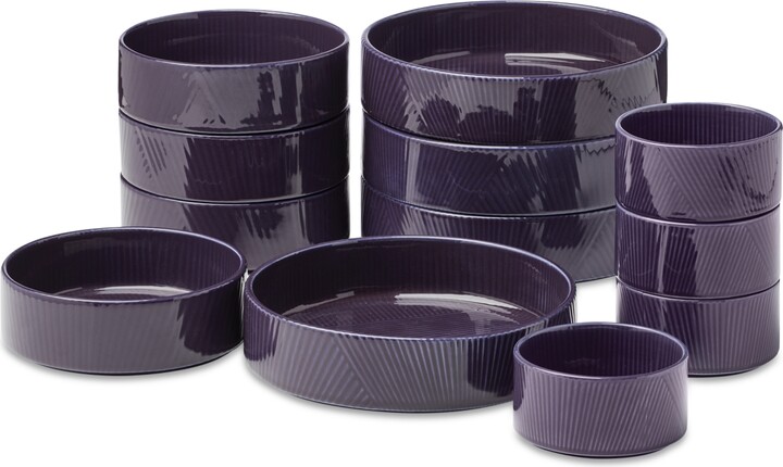 Lenox Modulus 12 Pc. Porcelain Bowl Set Service for 4
