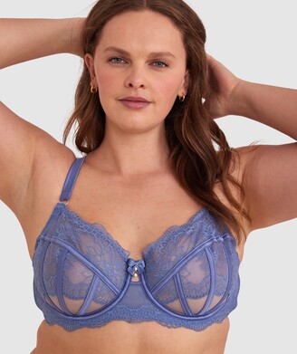Bras N Things Bryanna Full Cup Underwire Bra - Blue - Blue (12-Blue) -  ShopStyle Plus Size Lingerie