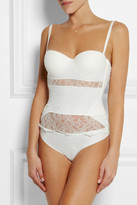 Thumbnail for your product : La Perla Shape Allure stretch and lace briefs