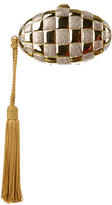 Thumbnail for your product : Judith Leiber Crystal Checkered Minaudiere