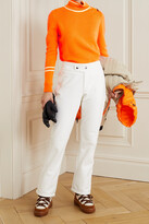 Thumbnail for your product : Bogner Xila Embossed Mohair-blend And Cashmere Turtleneck Sweater - Orange