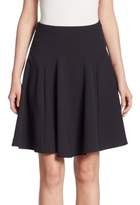 Thumbnail for your product : Armani Jeans Fluted Wool Skirt