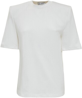 ATTICO Bella Structured Shoulder T-Shirt
