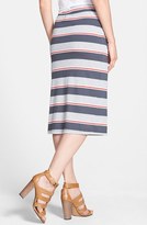 Thumbnail for your product : Allen Allen Stripe Drawstring Skirt