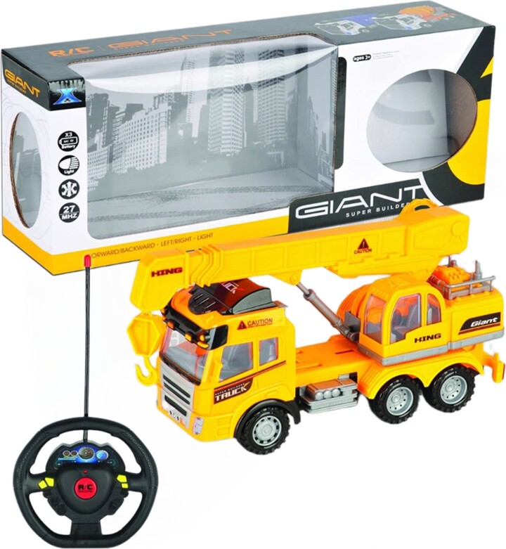 Big Daddy Remote Control Construction Toy Truck with Excavator Arm