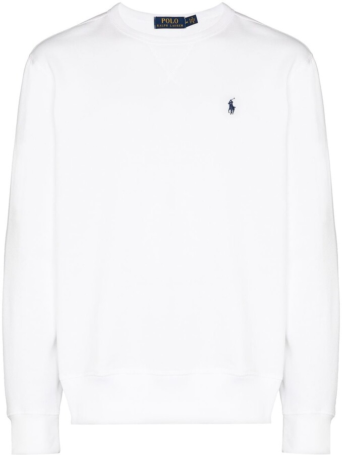 ralph lauren white sweatshirt