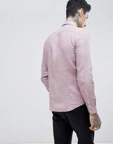 Thumbnail for your product : Pretty Green slim fit button down shirt in pink