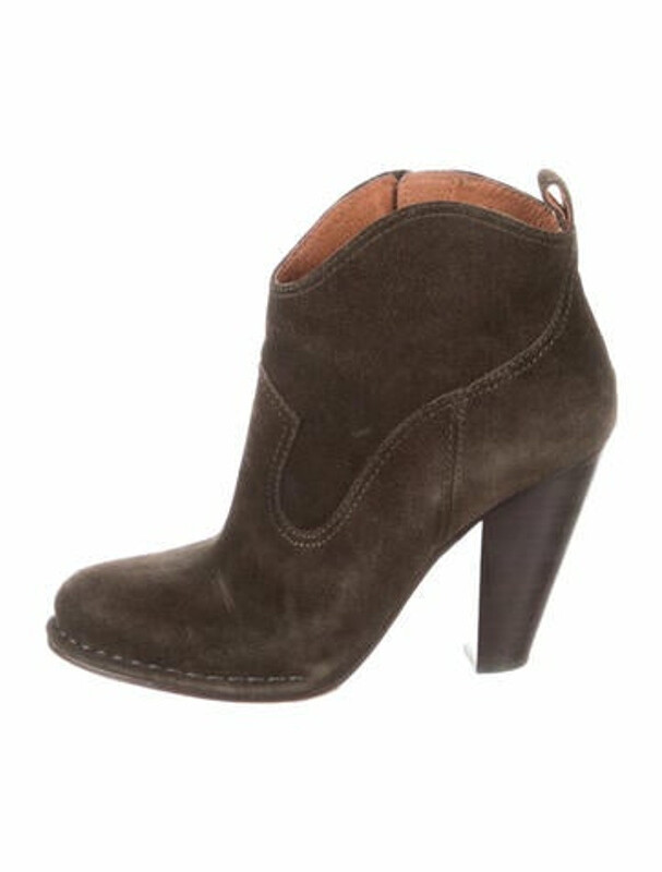frye green suede boots