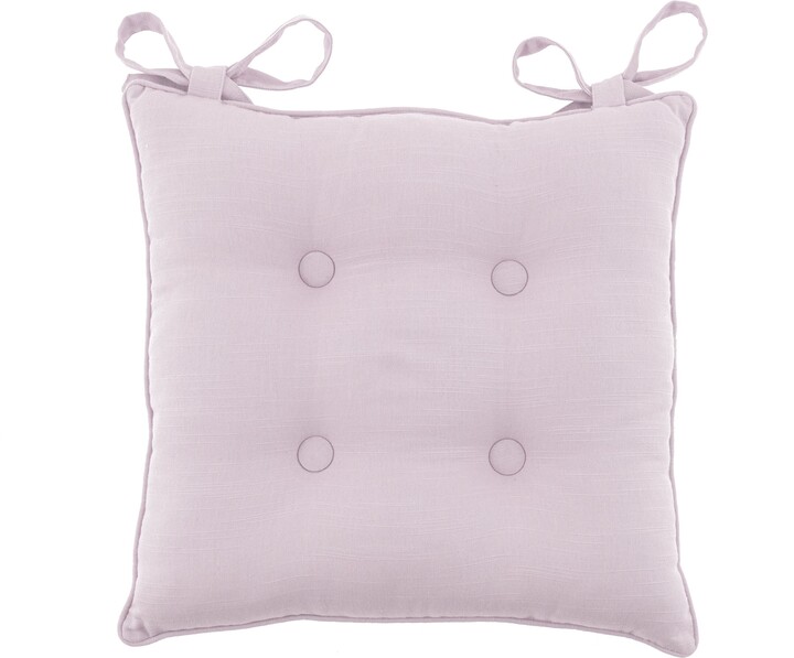 Dunelm Isabelle Seat Pad Lilac ShopStyle Indoor Cushions
