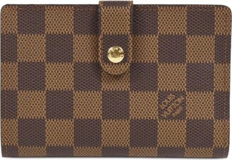 Louis Vuitton billfold wallet, 2008 Damier Ebene pattern, brown