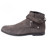 Thumbnail for your product : Christian Dior Grey Suede Boots With Strap