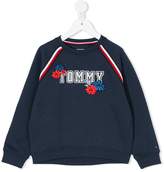 Thumbnail for your product : Tommy Hilfiger Junior logo printed sweatshirt