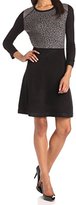 Thumbnail for your product : Nine West Dresses Women's Leopard Front Sweater Dress
