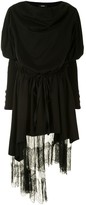 Thumbnail for your product : GOEN.J Lace Trim Layered Dress