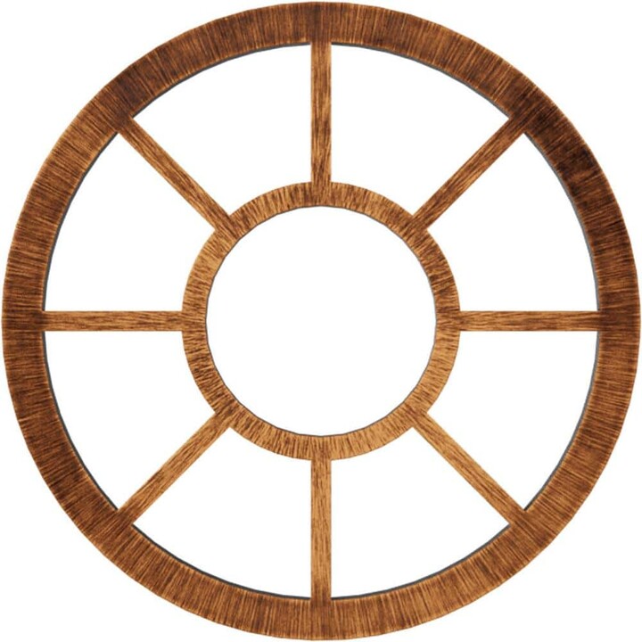 3/4 in. x 24 in. x 24 in. Grace Architectural Grade PVC Peirced Ceiling Medallion