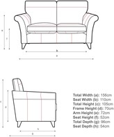 Thumbnail for your product : John Lewis & Partners Charlotte High Back Small 2 Seater Sofa