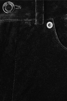 Saint Laurent Velvet Shorts - Black