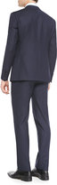 Thumbnail for your product : Armani Collezioni G-Line Birdseye Suit with Pinstripe, Navy
