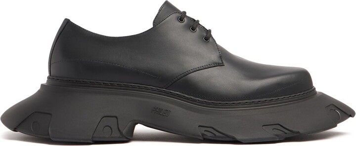 コムデギャルソン 24FW PHILEO Derby Melted サイズ42 Comme des Garcons x PHILEO Melted Derby Shoes - Bergdorf Goodman