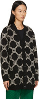 Thumbnail for your product : Gucci Reversible Beige Wool Mix Cardigan