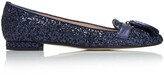 Thumbnail for your product : Nicki Hoyne - Flat Point Toe Tassel Shoe - Navy Glitter