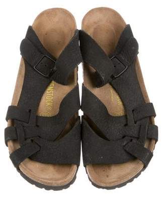 Birkenstock Leather Slide Sandals