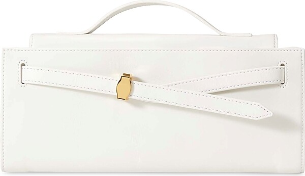 Veronica Beard Dash Leather Clutch Bag