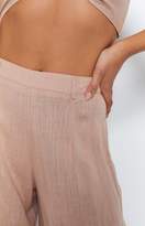 Thumbnail for your product : BEIGE Bb Exclusive Ava High Waist Linen Pants