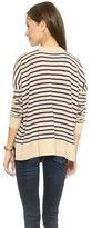 Thumbnail for your product : Demy Lee Stripe Bennie Cashmere Sweater
