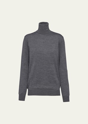 Superfine Wool Turtleneck Sweater