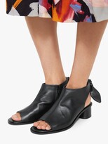 Thumbnail for your product : KIN Ayeleena Leather Tie Back Shoe Boots, Black