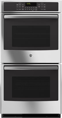 GE 27 Built-In Double Electric Wall Oven with Steam Plus Convection - JK5500SFSS