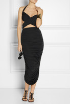 Thumbnail for your product : Norma Kamali Ruched jersey skirt