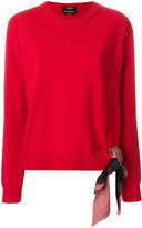 Thumbnail for your product : Calvin Klein x Andy Warhol scarf detail jumper