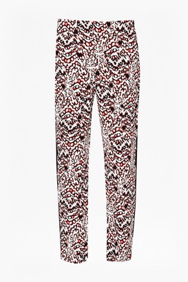 French Connection Leopard Moth Crepe Gathered Trousers