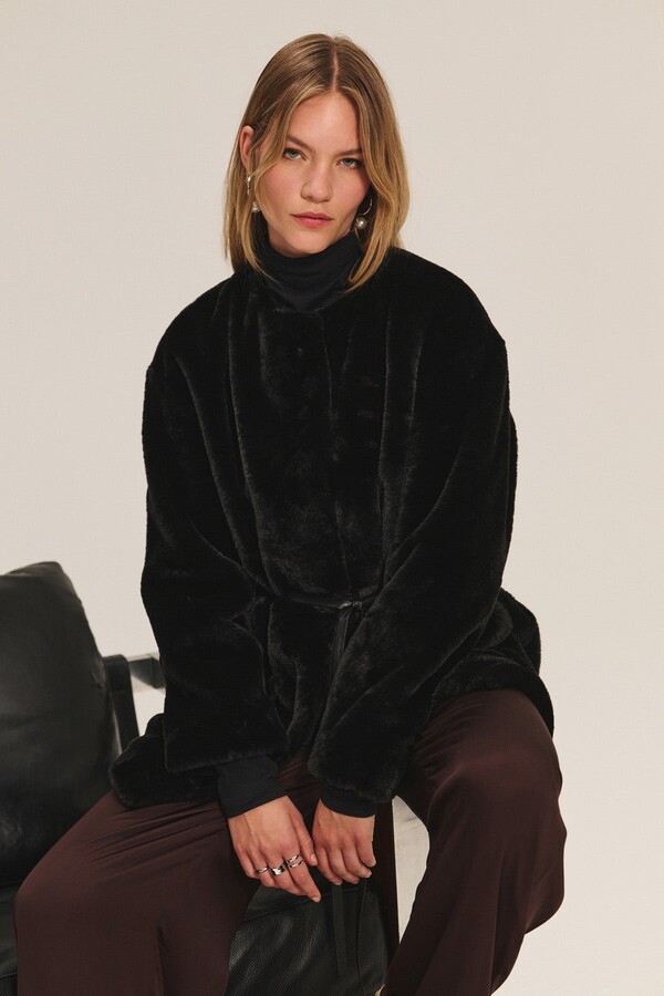 Velvet by Graham & Spencer Marmont Luxe Faux Fur Jacket