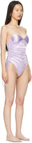 Thumbnail for your product : Isa Boulder SSENSE Exclusive Purple James One-Piece Swimsuit