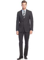 Thumbnail for your product : Kenneth Cole Reaction Charcoal Plaid Peak Lapel Slim-Fit Suit