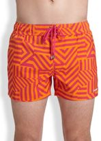 Thumbnail for your product : 2xist Ibiza Zigzag Swim Trunks