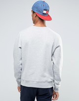 Thumbnail for your product : Tommy Jeans 90s Crew Sweatshirt in Gray Marl