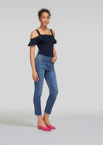 Thumbnail for your product : Double Strap Frill Bardot Knit