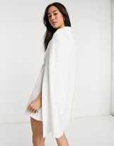 Thumbnail for your product : Forever U tailorerd cape in white