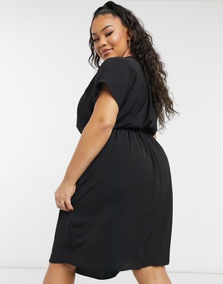 Arctic Søgemaskine markedsføring udtale New Look Plus New Look Curve belted dress in black - ShopStyle