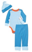 Thumbnail for your product : Offspring Bodysuit, Pants & Hat (Baby Boys)
